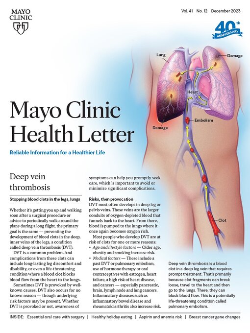 Title details for December 2023. Mayo Clinic Health Letter by Mayo Clinic - Available